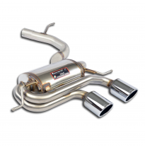 Silencioso trasero "Racing" OO100 100% Stainless steel system, Oversize Ø70mm   VW GOLF V R32 (250 Hp) '06 -> (Para Motor R36 co