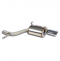 silencioso trasero derecho 120x80 Kit de escape trasero 2 x Ø54 mm para sección central OEM - Solo kit completo MERCEDES R171 SL
