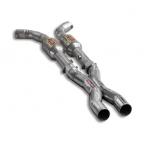 Tubo Anteiror &quot;X&quot; Con Catalizador Metalico  - Corvette C5 5.7i V8 &#039;01 -&gt; &#039;03 Supersprint