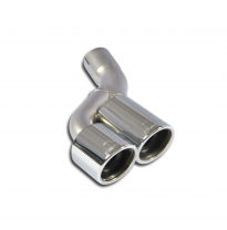 Kit Tubo Conexión Derecho + Colas De Escape Oo90 - Porsche 997 Carrera 4 Gts 3.8i (407 Cv) &#039;10 -&gt; &#039;12 Supersprint