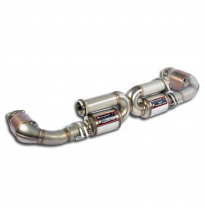 Escape Trasero Derecho &quot;Racing&quot; + Catalizador Metalico 100cpsi - Porsche 991 Turbo 3.8i (520 Hp) 2013 -&gt; 2015 Supersprint