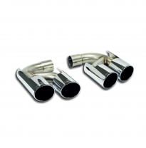 Kit Colas De Escape Derecho  Oo100 - Izquierdo Oo100 - Porsche 958 Cayenne Turbo 4.8i V8 (520 Cv) 2014 -&gt; 2018 Supersprint