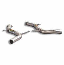 Kit Tubos De Conexión Derecho-Izquierdo - Mercedes W211 E 63 Amg V8 (Sedan + S.W.- M156 - 514 Cv) &#039;07 -&gt;&#039;09 Supersprint