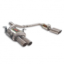 Escape Trasero Derecho-Izquierdo &quot;Power Loop&quot; Oo 80 - Bmw E60 525i (Sedan) &#039;03 -&gt; &#039;04 Supersprint