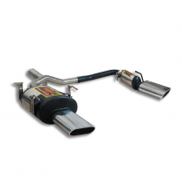 Escape Trasero &quot;Power Loop&quot; Derecho-Izquierdo Ovalado 145 X 75 - Bmw E60 525i (Sedan) &#039;03 -&gt; &#039;04 Supersprint