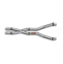 Tubo Central Derecho-Izquierdo &quot;X&quot; (Reemplaza Escape Central Oem) - Ferrari 550 Barchetta V12 (485 Cv) &#039;00 -&gt; &#039;02 Supersprin