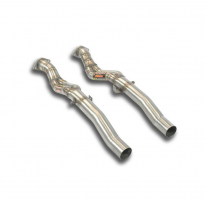 Secondary Cat.-Deleting Right + Left Pipes - Maserati Spyder Gransport 4.2i V8 (400 Cv) 2005 -&gt; 2007 (Euro 4 / Usa) Supersprint