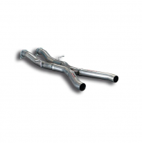 Tubo Central + &quot;X-Pipe&quot;. - Bentley Continental Gt/Gtc 6.0i W12 Bi-Turbo (560 Cv) &#039;03 -&gt; Supersprint