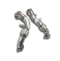Turbo Downpipe Kit Derecho - Izquierdo (Reemplaza Catalizador Convertidor) - Bmw E72 X6 Activehybrid (N63 Engine 485 Hp) 2009 -&gt;