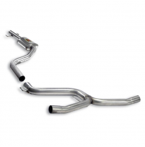 Silencioso Central + &quot;Y-Pipe&quot; - Alfa Romeo 159 1750 Tbi (200 Cv) 2009 -&gt; 2011 Supersprint