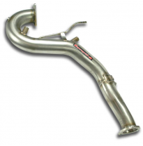 Turbo Downpipe (Reemplaza Dpf) Con Tapones Para Los Racores De Presión + Sensores De O2 Versión &quot;Largo&quot; - Compruebe La Parte Oem