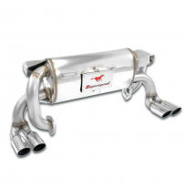 Silencioso Trasero  OO70 Derecho  - OO70 Izquierdo Sistema 100% de acero inoxidable - Sobredimensionado 2 x Ø65 mm FERRARI 512 T