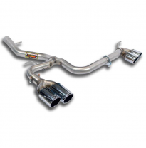 Tubos Traseros Derecho-Izquierdo Oo80 (Anula Silencioso)  - Bmw E88 Cabrio 123d (N47 - 204 Cv) 2007 -&gt; 2013 Supersprint