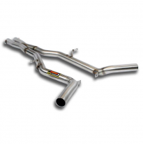 Tubo Central X-Pipe - Mercedes W212 E 300 V6 (Sedan + Wagon) (231 Cv) 2009 -&gt; 2013 Supersprint