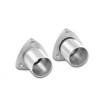 Connecting pipes kit for OEM catalytic Sistema 100% de acero inoxidable, 2 x Ø60 mm - Solo kit completo MORGAN AERO 8 "Superspor