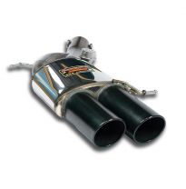 Escape Trasero Oo 100 &quot;Negro&quot; Con Válvula  - Bmw F12 M6 Coupè / F13 M6 Cabrio V8 (560 Cv) 2012 -&gt; 2018 Supersprint