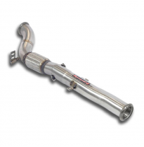 Tubo De Conexión + Malla Flexible  + Tubo Delantero ø65mm - Mini Jcw Countryman All4 1.6i Turbo (218 Cv) 2012 -&gt; 2016 Supersprin