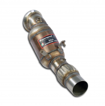 Turbo Downpipe + Catalizador Metalico - Bmw F32 Lci Coupè 430ix 2.0t (B48 252 Hp) 2016 -&gt;  Supersprint