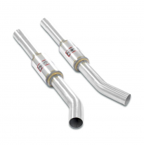 Tubo central derecho - izquierdo Sistema "Cat.-back" 100% de acero inoxidable - Solo kit completo BMW G05 X5 40i sDrive (USA Mod