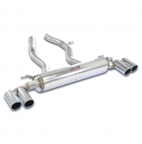 Rear exhaust Right OO90 - Left OO90 con válvula Sistema de escape trasero "Cat.-back" derecho-izquierdo 100% de acero inoxidable