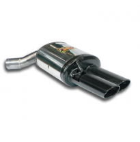 Rear Exhaust Right 100x75 Black - Audi A8 Quattro Facelift 4.0 Tfsi V8 (435 Cv) 2014 -&gt; 2017 Supersprint