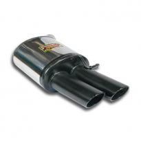 Rear Exhaust Left 100x75 Black - Audi A8 Quattro Facelift 4.0 Tfsi V8 (435 Cv) 2014 -&gt; 2017 Supersprint