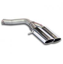 Rear Pipe Right 100x75(Muffler Delete) - Audi A6 C7 4g (Sedan + Avant) Quattro 3.0 Bitdi V6 (313 Cv) 2012 -&gt; 2014 Supersprint