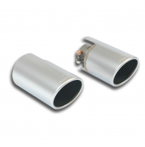 Colas De Escape Derecha-Izquierda  &quot;Satinadas&quot; O100 - Mini F56 Cooper S 2.0t (B48 Engine - 192 Hp) &#039;14-&gt; (With Valve) Supersprin