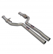 Front Pipe Right - Left(Replaces Oem Front Muffler) - Alfa Romeo Giulia Quadrifoglio 2.9i V6 Bi-Turbo (510 Cv) 2016 -&gt; Superspri