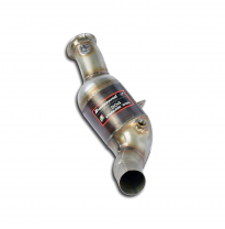 Downpipe Left + Metallic Catalytic Converter 200cpsi - Alfa Romeo Stelvio Quadrifoglio 2.9i V6 Bi-Turbo (510 Hp) 2017 -&gt; Supersp