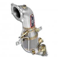 Downpipe + catalizador metalico 100CPSI Tubo de escape descendente 100% acero inoxidable - (Elimina el filtro de partículas de g