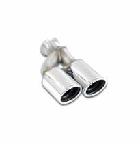 Kit colas de escape OO 90 100% Stainless steel system, for GOLF 2.8i VR6 rear bumper VW GOLF IV 2.3i VR5 4-Motion '00 -> Kit col