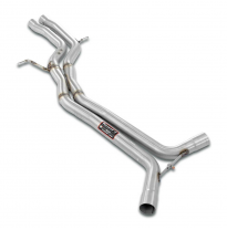 Tubos centrales + "X-Pipe" Sistema 100% de acero inoxidable AUDI RS4 Sedan / Avant 4.2i V8 (450 CV) 2012 -> 2015 (con válvula) T
