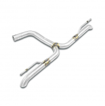 Rear pipe "Stealth" right - left(Muffler delete) Sistema de escape "Cat.-back" 100% de acero inoxidable, salida derecha-izquierd