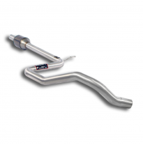 Tubo Central Con Catalizador Metalico  - Audi A3 8v 1.6 Tdi (110 - 116 Hp) 2013 -&gt; Supersprint