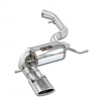 Silencioso trasero oval 150x105 100% Stainless steel Oversize Ø76mm catback system with E.E.C. homologation AUDI RS Q3 2.5 TFSI