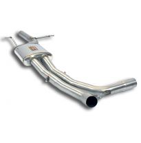 Tubo Central + Kit Suporto  - Audi Q5 Quattro 2.0 Tfsi (211 Cv) 2008 -&gt; 2012 Supersprint