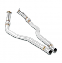Front pipe kit Right - Left(Replaces OEM front exhaust) Sistema 100% de acero inoxidable, sobredimensionado Ø90 mm, para los sil