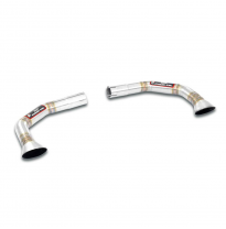 Kit de tuberías de conexión derecha + izquierda Sistema de escape trasero "Cat.-back" 100% de acero inoxidable, salida derecha e