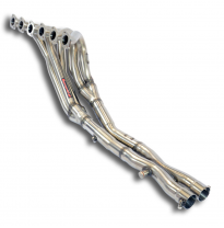 Colectores + &quot;X-Pipe&quot; (Volante a La Izquierda) Acero Inox Para Catalizador Oem  - Bmw Z1 2.5 &#039; 88 -&gt; &#039; 91 Supersprint