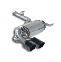 Silencioso trasero OO80 "Gun Metal Grey" Sistema 100% de acero inoxidable para parachoques OEM (salida lateral izquierda) BMW F2