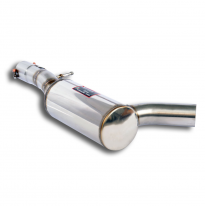 Silencioso central 100% Stainless steel Oversize Ø76mm catback system AUDI RS Q3 2.5 TFSI Quattro (310 - 340 CV) 2013 -> 2014 Ca
