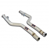Kit tubos delanteros Derecho-Izquierdo  (Reemplaza catalizador) ALTERNATIVA:Sistema 100% Acero Inox 2 x Ø70mm para silencioso ce