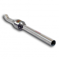 Tubo delantero con catalizador metalico Sistema 100% Acero Inox tamaño grande Ø70mm -> Ø76mm Turbo bajante sección frontal MINI