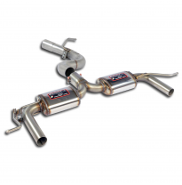 Silencioso trasero "Racing" ALTERNATIVA:Sistema salida Derecha-Izquierda para paragolpes "S3" Solo sistema completo  AUDI A3 8V