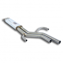 Silencioso central ALTERNATIVA:Central + silencioso trasero para colectores OEM Solo sistema completo BMW E12 535i (M30) '80 ->