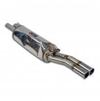 Silencioso trasero OO54(right side exit) Sistema silencioso doble 2 x Ø50mm Solo sistema completo BMW E24 633 CSi (M30) '77 -> 4