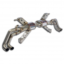 Silencioso trasero Derecho-Izquierdo "Racing" 4 salidas (Reemplaza catalizador se monta con las colas de escape OEM)-18,0 Kg Sis