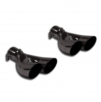 Colas de escape Derecha-Izquierda OO70 "Gun Metal Grey" ALTERNATIVA: - Escape trasero de 4 salidas para difusor específico - Sol