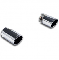 Colas de escape Derecha O100 - Izquierda O100  Kit de escape trasero 100% acero inoxidable - Solo kit completo CUPRA LEON VZ1 2.